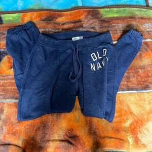 I am selling sweatpants. I love the brand old navy.they are a size medium.